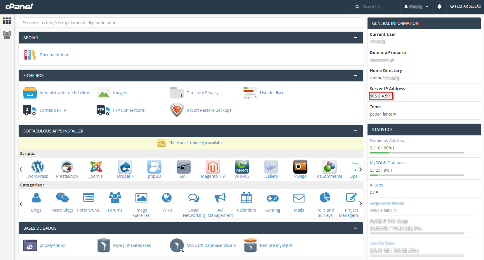 cpanel-Como_encontrar_ IP