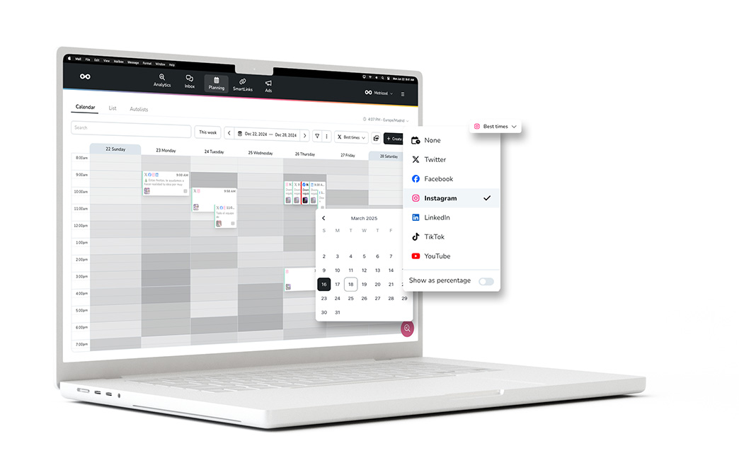 Metricool Product Image