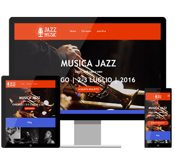 Site para Festival de Jazz